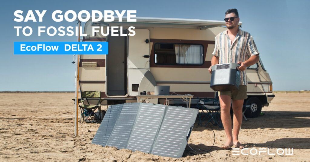 EcoFlow Delta 2, go off grid or just enjoy your day out, 
Click the picture to browse the latest portable power stations that are on promotion. 