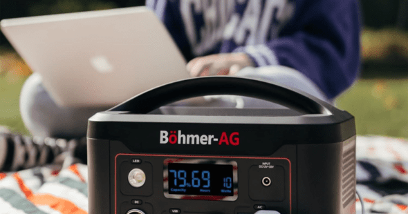 Böhmer-AG EcoPower Pro Portable Power Station 1200W Surge Power