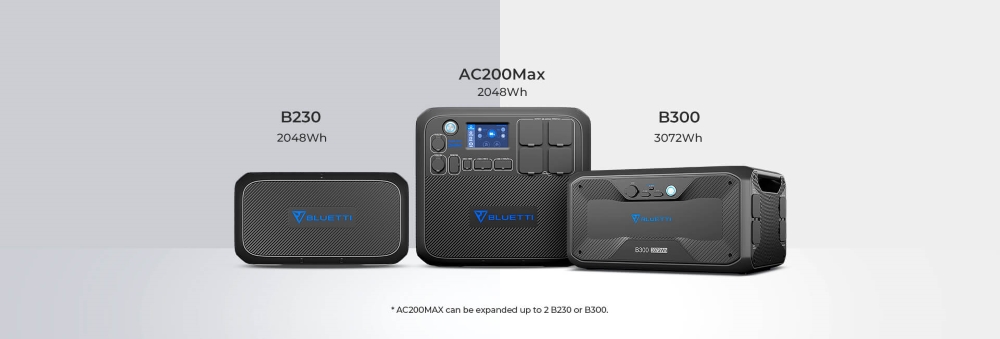 BLUETTI AC200MAX Expandable Power Station | 2,200W 2,048Wh