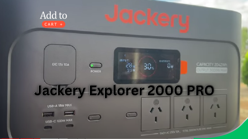 Jackery Explorer 2000 PRO, go off grid and stay off grid