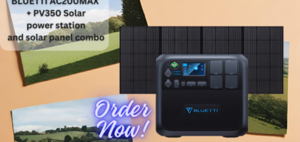 BLUETTI AC200MAX + PV350 Solar Panel